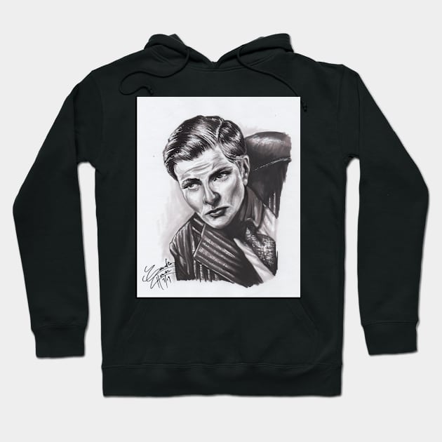 Katherine Hepburn Hoodie by xandra-homes